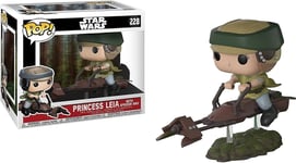 Funko Pop! Star Wars - Leia on Speeder Bike Vinyl Action Figure #228-Damaged Box