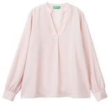 United Colors of Benetton Women's 59wjdq097 Blouse Shirt, Pink, XXS