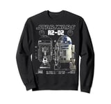 Star Wars R2-D2 Astromech Droid Schematic Sweatshirt