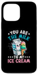 iPhone 13 Pro Max Funny Italian Food Milk Gelato Ice Cream Case