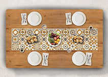 Vilber, cheminée de Table en Vinyle (38,5 x 155 cm), Anti-Taches, antidérapants et résistants à la Chaleur. Peut être combiné avec des Sets de Table et des Tapis. KOLLAR 04