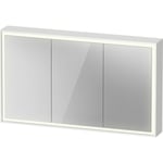 Duravit L-Cube spegelskåp med belysning, dimbar, sensor, 120x70 cm, vit