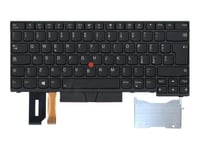 Chicony - Ersättningstangentbord För Bärbar Dator - Med Trackpoint - Bakgrundsbelyst - Qwerty - Italiensk - Fru - För Thinkpad E480  E490  L380  L380 Yoga  L390  L390 Yoga  L480  L490  P43s  T480s  T490  T495