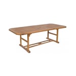 Table d'extérieur Noemi extensible en bois 180 - 240x100x h 74cm