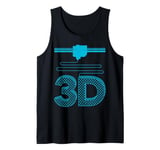 3D PRINTING 3-D Print Filaments Nerd GCode 3D Printer Tank Top