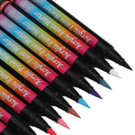 12PCS Nail Polish Pens Multiple Colors Nail Point Graffiti Dotting Pen For Re