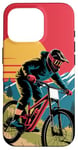 iPhone 16 Pro For Downhill Biking - Retro Mountain Bike Design Case