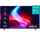 65" HISENSE 65A6KTUK  Smart 4K Ultra HD HDR LED TV with Amazon Alexa, Black