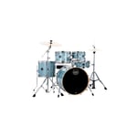 Mapex Venus VE5044FTVJ - Aqua Blue 5pc shellpack ink. hardware og stol