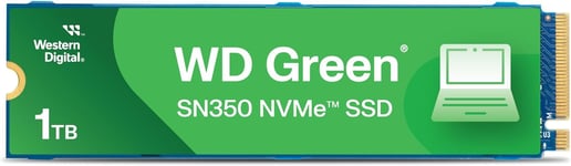 Wd Green Sn350 1 To M.2 Nvme Ssd,Possédant Une Vitesse De Lecture De 3 200 Mo/S Et Une Vitesse D'Écriture De 2 500 Mo/S