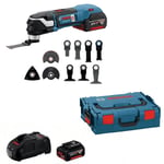 Bosch Piles Multi Coupeur Gop 18V-28 Avec 2 x 5,0 Ah LI-ION L-BOXX 06018B6003