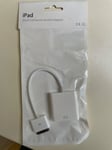 Apple VGA Adapter for iPhone ipad iPod Touch (30-pin to VGA)