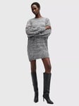 AllSaints Dazzle Jumper Dress, Gunmetal Grey