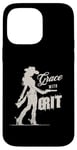 Coque pour iPhone 14 Pro Max Vêtements Grace with Grit s Feisty pour femme