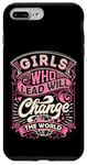 Coque pour iPhone 7 Plus/8 Plus Girls Change the World Leader féminin positif