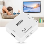 New AV To High Definition Converter Transverter To AV2HDMI White