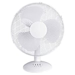 Domair Ventilateur de table - diamètre 40 cm 45 W blanc