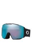 Oakley OO7136 Unisex Oval Ski Sunglasses, Matte Black/Mirror Blue