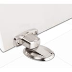 Vuszr - Butée de porte en métal magnétique solide Butée de porte robuste, vis cachées auto-adhésives au sol - argent