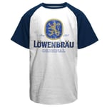 Löwenbräu Washed Logo Baseball T-Shirt, T-Shirt