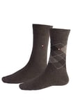 Tommy Hilfiger - Men's Socks - Check (2-Pack) - Oak - 47/49