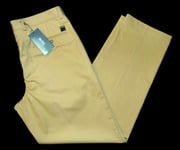 HUGO BOSS - Men's NEW Vintage "Mike" Chinos 36"W X 33"L 36R Beige Relaxed Fit