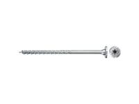 Fischer Powerfast Ii 561785 Försänkt Träskruv 6 Mm 120 Mm Invändig Flertandad Stål Galvaniserat 100 St