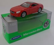 WELLY - Voiture coupé sportif MERCEDES SL500 de couleur rouge - 1/60 - WELMB5...