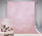 Toile de Fond en Microfibre pour Studio Photo Rose Clair 1,5 x 2,2 m Fond de Photographie Professionnelle rétro Rose Gris Abstrait