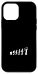 Coque pour iPhone 12 mini Evolution of Man Jongler Funny Bartender