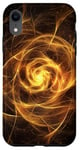 iPhone XR Yellow Lights Swirl Star Space Case