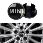 4-Pack - MINI Cooper Centrumkåpor / Hjulnav Emblem - Bil