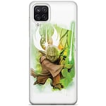 ERT GROUP mobile phone case for Samsung A12 / M12 original and officially Licensed Star Wars pattern Yoda 005 optimally adapted to the shape of the mobile phone, case made of TPU