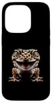 Coque pour iPhone 14 Pro Chemise gothique pour reptile - Motif léopard