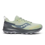 Saucony Peregrine 14 GTX Terrengsko Dame 42 - Grå/Grønn | Allsidig for Skog- og Terrengløp | Fri Frakt over 1599kr