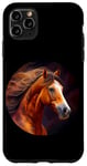 Coque pour iPhone 11 Pro Max Crinière gracieuse pour cheval de course Nature Force