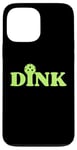 Coque pour iPhone 13 Pro Max Pickleball Dink Vert clair Citron vert