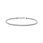 THOMAS SABO A2086-637-21-L16 Bracelet en argent sterling 925 noirci pour homme Longueur 16 cm, 16 cm, Argent sterling, Pas de gemme