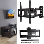 TV Wall Bracket Tilt Swivel Mount for 32 37 40 42 43 50 52 Inch LCD