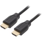 Cable hdcp hdmi 2.0 male des deux cotes 3m noir