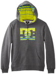 DC Shoes Hookup by Sweat-Shirt Garçon, Noir (Heather DK Shad), M (Taille Fabricant : M)