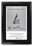 HWC Trading FR A3 Lady Sings the Blues Diana Ross Cadeaux imprimés affiche photo autographe signée pour les fans de cinéma - A3 Encadré