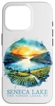 iPhone 16 Pro Seneca Lake Sunset Vineyard Finger Lakes NY Nostalgic Art Case