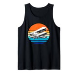 Retro Vintage Radio Controlled Plane RC Plane Pilot Tank Top