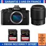 Nikon Zf + 50mm f/1.8 S + 2 SanDisk 64GB Extreme PRO UHS-II SDXC 300 MB/s + Ebook '20 Techniques pour Réussir vos Photos' - Appareil Photo Hybride