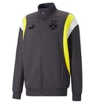 Borussia Dortmund 769564 FtblArchive Track Jacket Jacket Men's Flat dark grey/amber yellow S