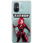 ERT GROUP Coque de téléphone Portable pour Xiaomi REDMI 12C/ REDMI 11A Original et sous Licence Officielle Marvel Motif Black Widow 008 adapté à la Forme du téléphone Portable, partiel imprimé