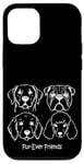 iPhone 12/12 Pro Dog Face Breeds Fur-Ever Friends Cute Puppy Pet Lover Case