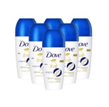 Dove Original Roll-On Cream Antiperspirant Deodorant Advanced Care 50ml 3 6 Pack