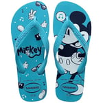 Havaianas Boy's Unisex Kids Top Disney Flip-Flop, Tranquility Blue, 1/1.5 UK Child